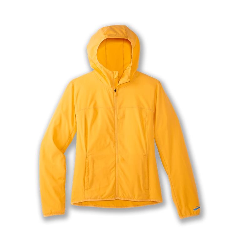 Brooks CANOPY Running Jackets Womens Sale - Saffron/Orange (NEB326079)